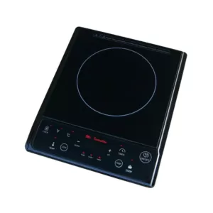 SPT 1300-Watts 7.5 in. Single Burner Induction Cooker (Black) with 3.5L Induction Ready Stainless Steel Pot w/ Glass Lid