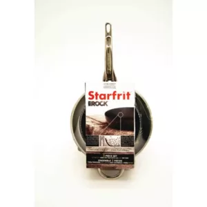 Starfrit The Rock 3-Piece Cookware Set with Riveted Cast Stainless Steel Handles