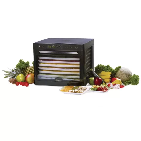 Tribest Sedona Rawfood 9-Tray Black Food Dehydrator with Temperature Control