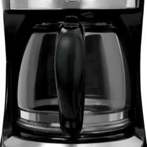 BLACK+DECKER 12-Cup Programmable Stainless Steel Drip Coffee Maker with Glass Carafe