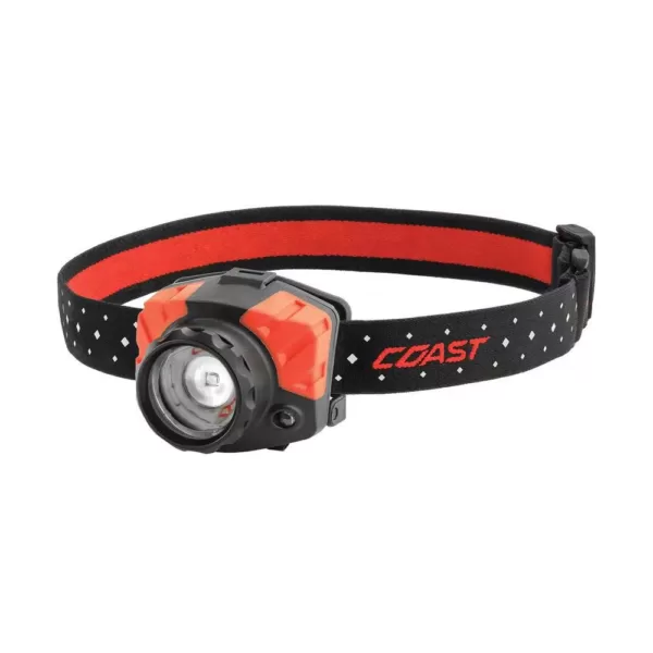 Coast FL85R 700 Lumens Rechargeable Dual Color LED Headlamp with Twist Focus