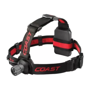 Coast HL40 300 Lumen LED Headlamp with Hardhat Compatibility