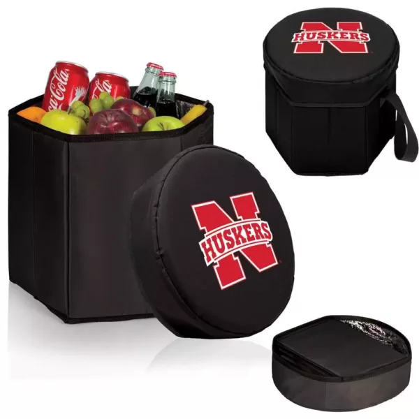 Picnic Time 12 Qt. Nebraska Cornhuskers Black Bongo Cooler