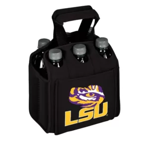 Picnic Time Louisiana State University Tigers 6-Bottles Black Beverage Carrier