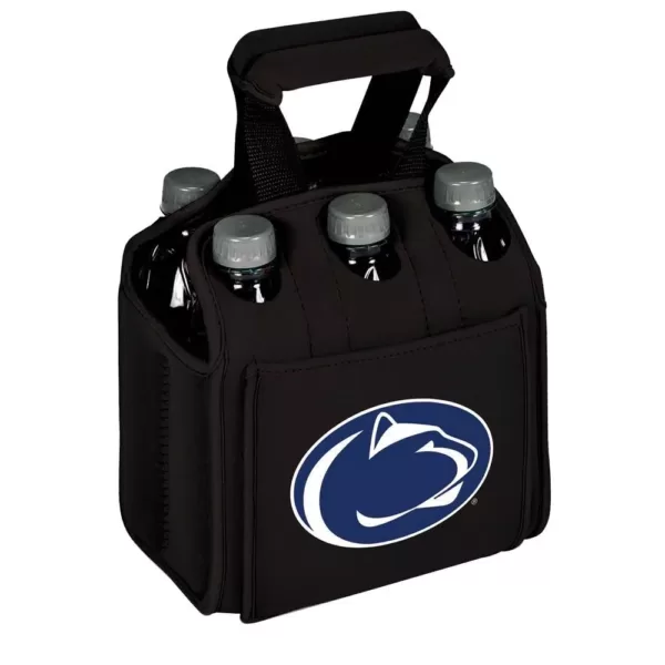 Picnic Time Penn State University Nittany Lions 6-Bottles Black Beverage Carrier