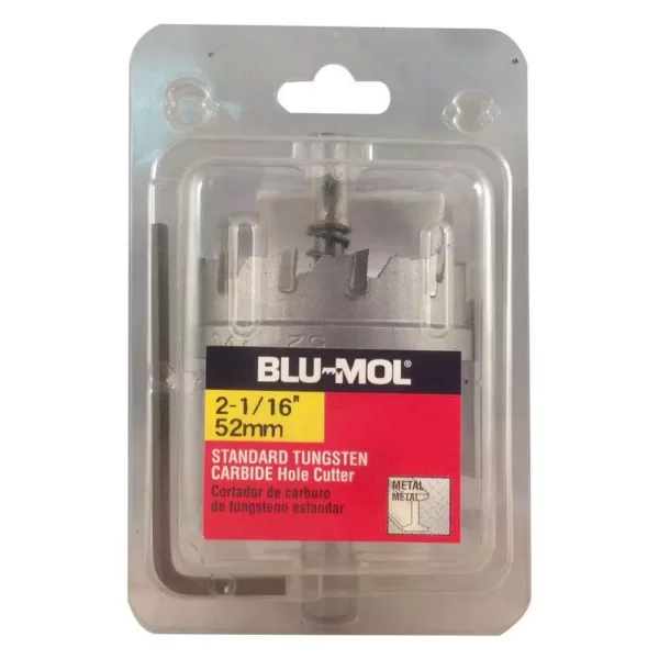 BLU-MOL 2-1/16 in. Standard Tungsten Carbide Hole Cutter