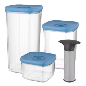 BergHOFF Leo 4-Piece Vacuum Food Container Set