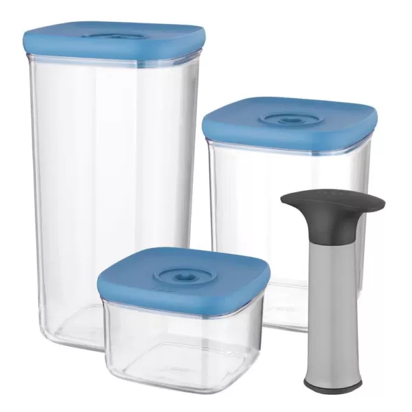 BergHOFF Leo 4-Piece Vacuum Food Container Set