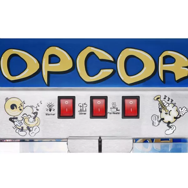 Great Northern Pop Heaven 12 oz. Blue Countertop Popcorn Machine