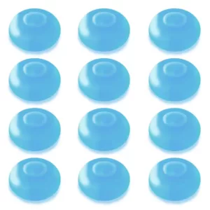 LUMABASE 1.25 in. D x 0.875 in. H x 1.25 in. W Blue Floating Blimp Lights (12-Count)