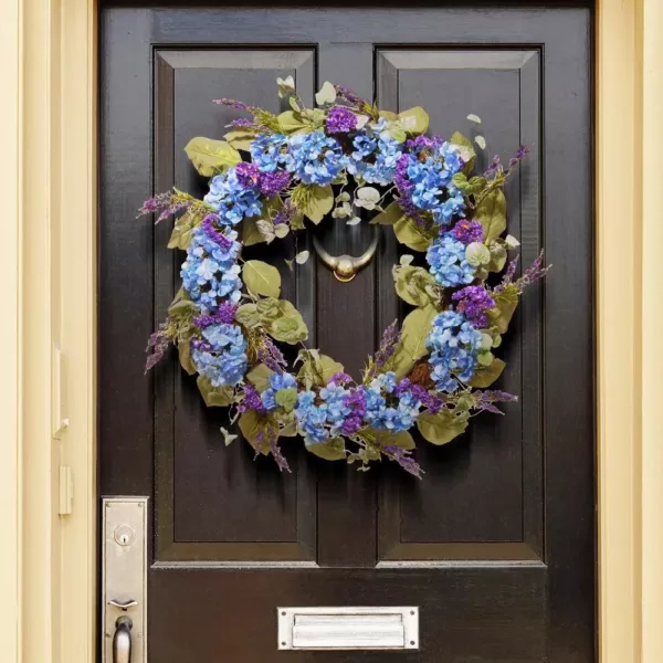 National Tree Company 32 in. Purple Spring Wreath