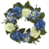 Nearly Natural 24 in. Hydrangea Wreath