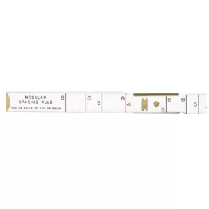 Bon Tool 6 ft. Modular Brick Spacing Wood Ruler