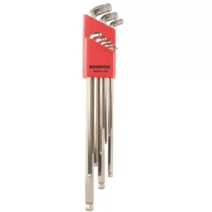 Bondhus Metric Stubby Double Ball End L-Wrench Set with BriteGuard Finish (9-Piece)