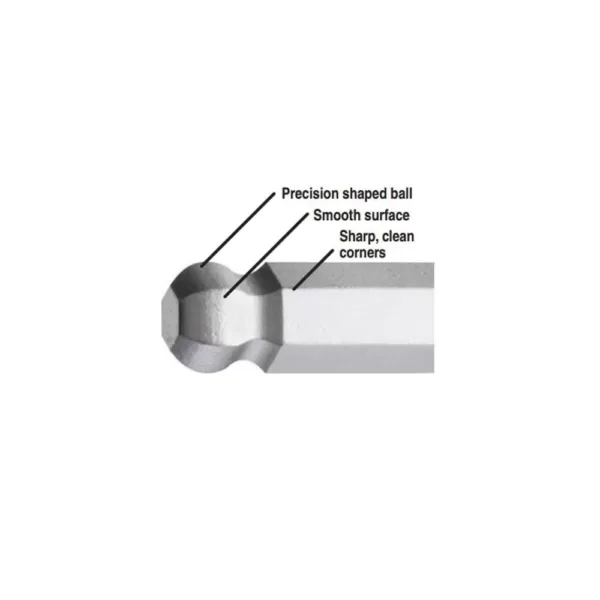 Bondhus Metric Ball End Power Bit Set with ProGuard (9-Piece)