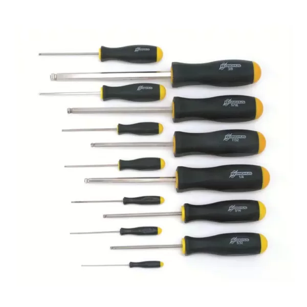 Bondhus Standard Ball End Screwdriver Set with BriteGuard (13-Piece)