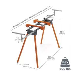 BORA Folding Portable Miter Saw Stand