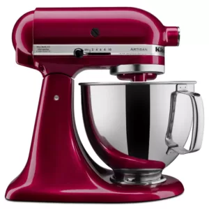 KitchenAid Artisan Series 5 Qt. 10-Speed Tilt-Head Stand Mixer-Bordeaux