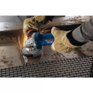 Bosch 10 Amp Corded 4-1/2 In. Angle Grinder with No Lock-On Paddle Switch