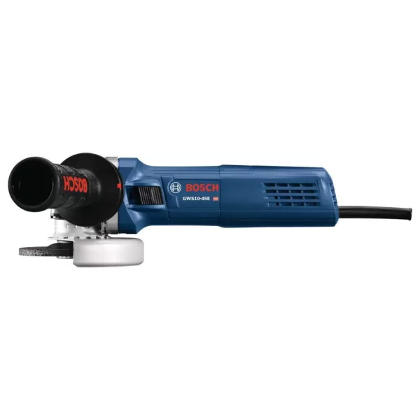 Bosch 10 Amp Corded 4-1/2 in. Angle Grinder with Auxiliary Handle and Tool-Free Wheel Guard