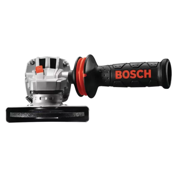 Bosch 10 Amp Corded 4-1/2 in. Angle Grinder with Auxiliary Handle and Tool-Free Wheel Guard