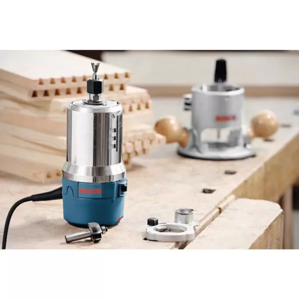 Bosch 12 Amp Corded Electronic 2.25 Horse Power Variable Speed Fixed-Base Router