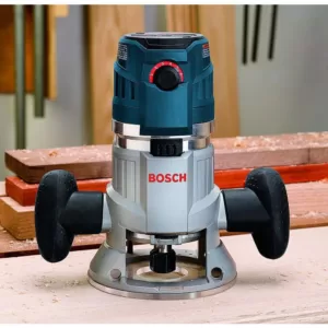 Bosch 15 Amp 3-1/2 in. 2.3 HP Corded Electric Variable Speed Fixed Base Router Kit with Trigger Control