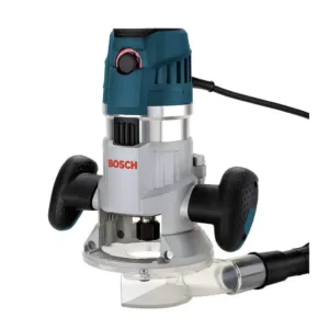 Bosch 15 Amp 3-1/2 in. 2.3 HP Corded Electric Variable Speed Fixed Base Router Kit with Trigger Control