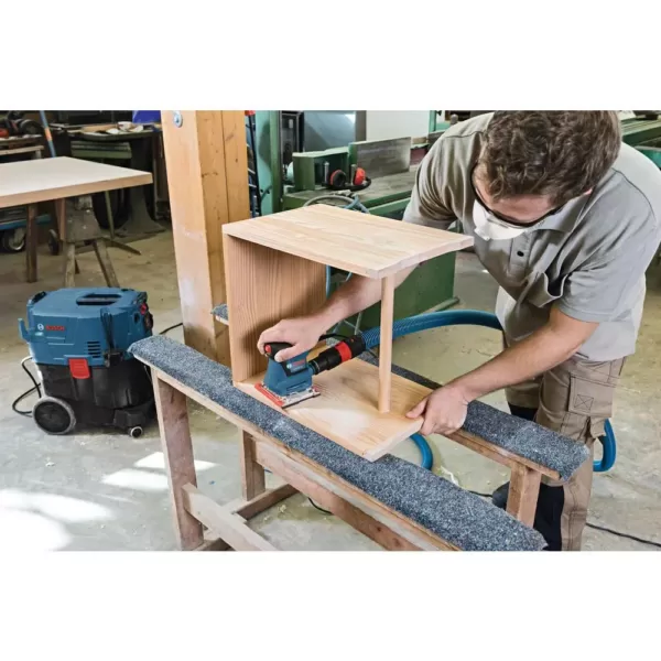 Bosch 5.6 Amp Corded Variable Speed Top-Handle Jig Saw Kit with Assorted Blades and Bonus 2.5 Amp 5 in. Corded Palm Sander