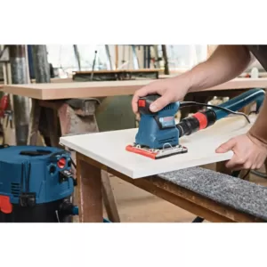 Bosch 5.6 Amp Corded Variable Speed Top-Handle Jig Saw Kit with Assorted Blades and Bonus 2.5 Amp 5 in. Corded Palm Sander