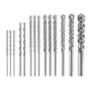 Bosch Fast Spiral Carbide-Tipped Masonry Rotary Drill Bit Set for Drilling in Brick and Block (14-Piece)