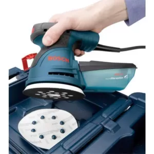 Bosch 2.5 Amp 5 in. Corded Variable Speed Random Orbital Sander/Polisher Kit with Carrying Bag