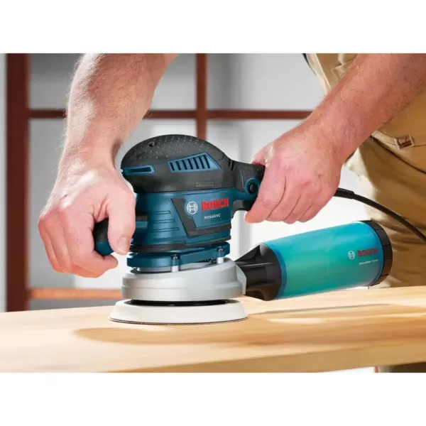 Bosch 3.3 Amp Corded 6 in. Variable Speed Random Orbital Sander/Polisher with Vibration Control