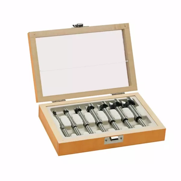 Bosch Forstner Drill Bit Set with Wood Case (7-Piece)