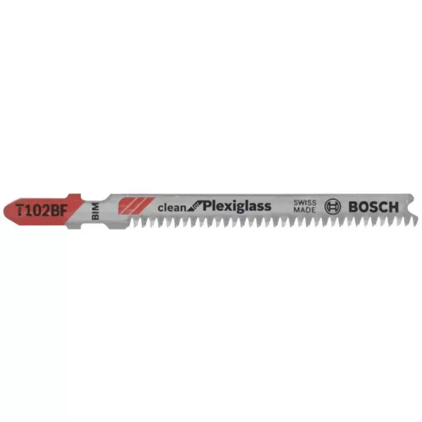 Bosch 3-5/8 in. 10 Teeth Per in. Bi-Metal Jig Saw Blades for Cleanly Cutting Plexiglass (3-Pack)