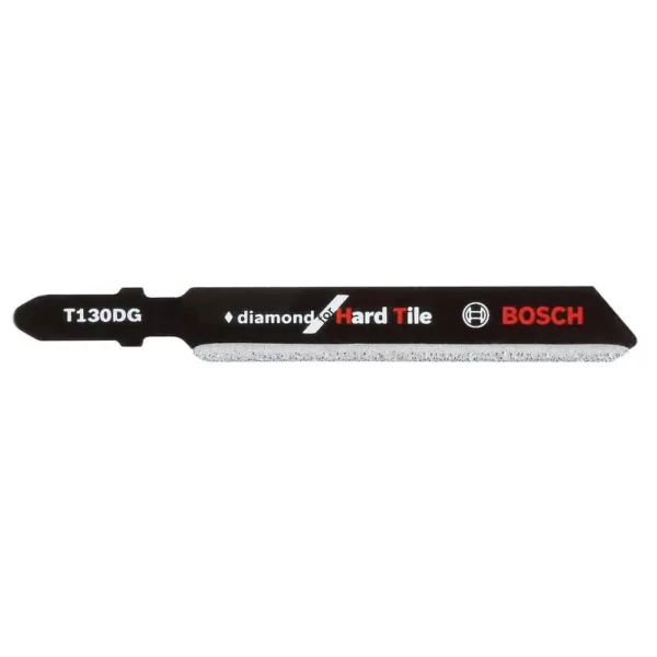 Bosch 3-1/4 in. Diamond Grit T-Shank Jig Saw Blade for Sawing through Hard Tile, Porcelain, Granite, Slate, and Limestone