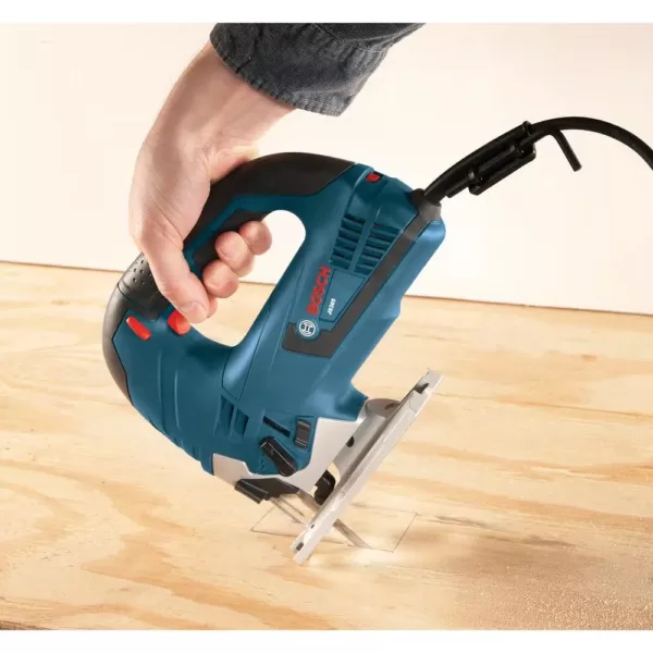 Bosch 6.5 Amp Corded Variable Speed Jig Saw Kit with Bonus 2.5 Amp Corded Random Orbital Sander/Polisher Kit and Case