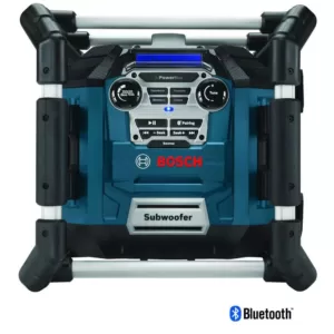 Bosch 18-Volt Lithium-Ion Cordless Power Box Jobsite Radio/Digital Media Stereo/Charger with Bluetooth and 360° Sound