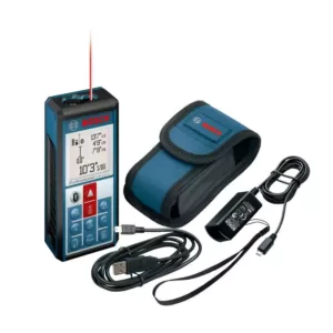 Bosch Blaze 100 ft. Lithium-Ion Bluetooth Enabled Laser Distance and Angle Measure