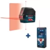 Bosch 65 ft. Self Leveling Cross Line Laser Level with Plumb Points plus BLAZE 135 ft. Laser Measurer with Full Color Display