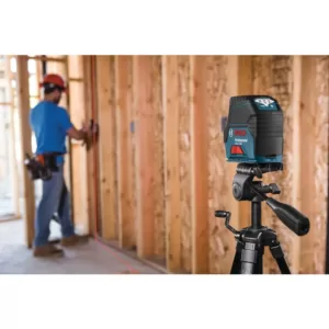 Bosch 65 ft. Self Leveling Cross Line Laser Level with Plumb Points and Bonus 165 ft. Laser Measurer with Area and Volume