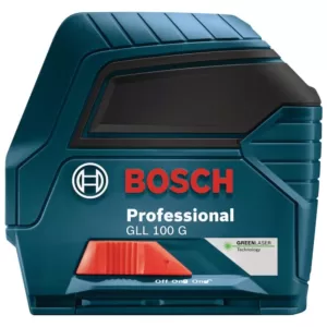 Bosch Factory Reconditioned 100 ft. Self-Leveling Green-Beam Cross-Line Laser Level