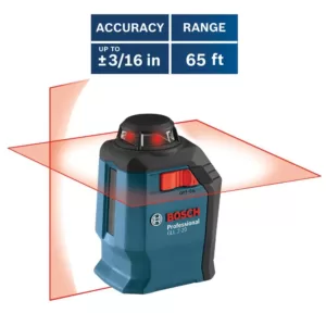 Bosch 65 ft. Self-Leveling 360-Degree Horizontal Cross-Line Laser Level