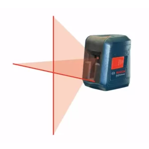 Bosch 30 ft. Self Leveling Cross-Line Laser Level with Clamping Mount