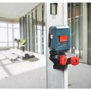 Bosch 30 ft. Self Leveling Cross Line Laser Level with Clamping Mount