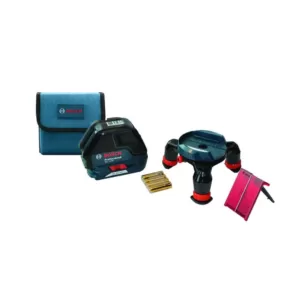 Bosch Self Leveling Cross Line Laser Level with Plumb Points with up to 165 ft. Range