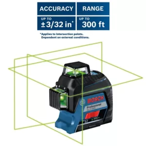 Bosch 200 ft. Self-Leveling Green 360-Degree Laser Level