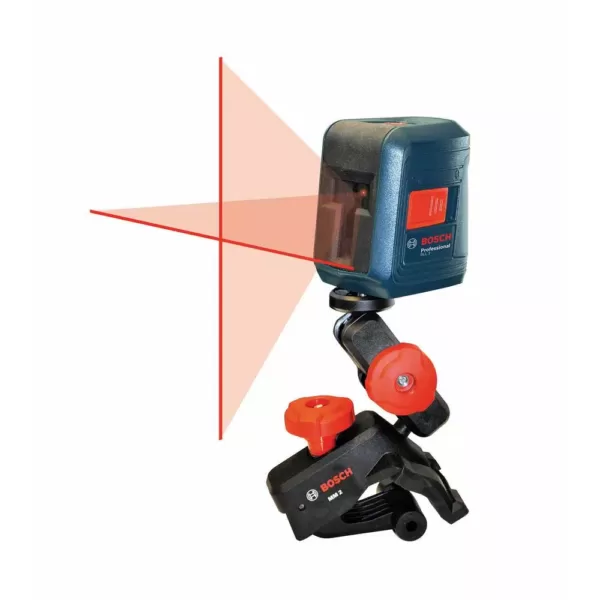 Bosch 165 ft. Laser Measurer with Bonus 30 ft. Cross Line Laser Level with Clamping Mount