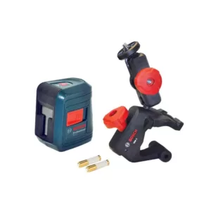 Bosch 165 ft. Laser Measurer with Bonus 30 ft. Cross Line Laser Level with Clamping Mount