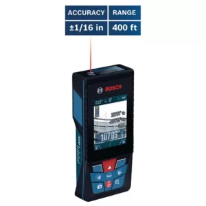 Bosch BLAZE 400 ft. Outdoor Laser Measure with Bluetooth and Camera Viewfinder